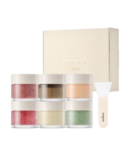 SKINFOOD Food Mask 6-Type Set Discovery Edition (+Mask Brush) NONE
