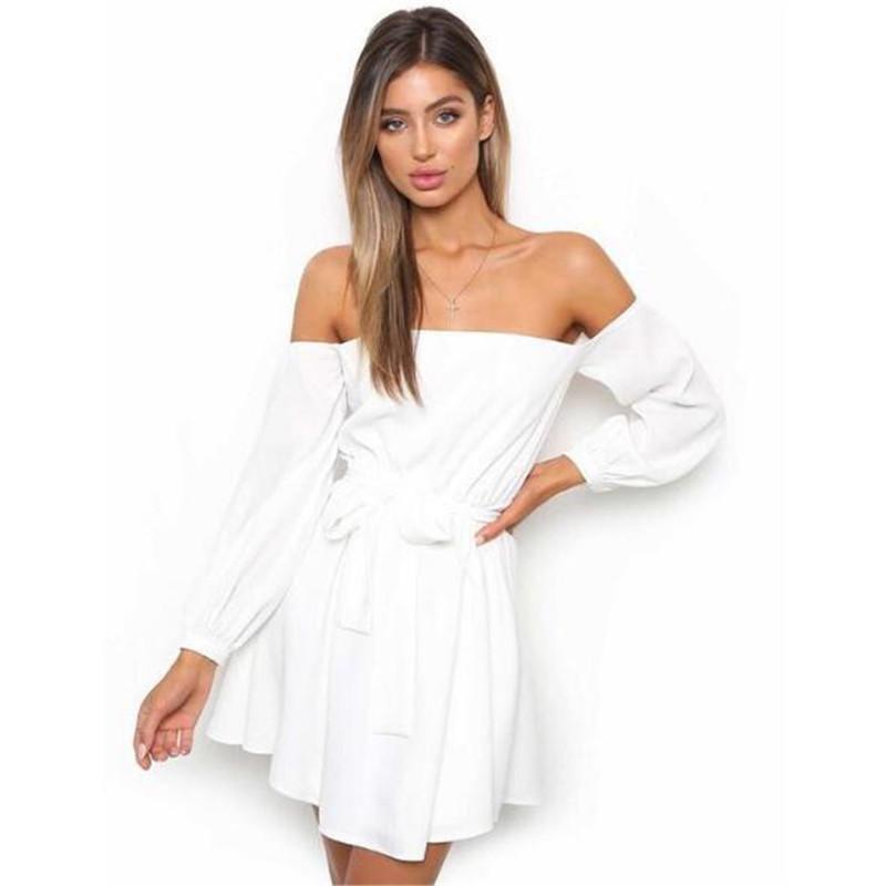 

2018 New Fashion Summer Women s Dress Featuring Premium Quality Chiffon Design For Size S-xl Tag M=US XS белый