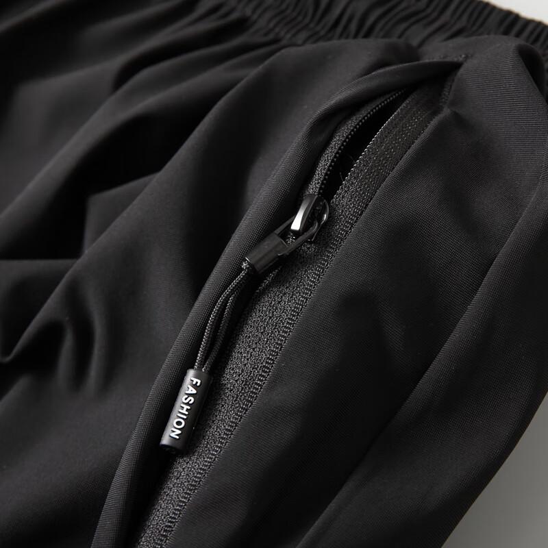 Men's Plus Size Ice Silk Casual Shorts