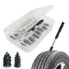 1 BOX Motorcycle Vacuum Tyre Repair Nail Kit Car Scooter Bike Tubeless Rubber Nails Tire Puncture Repair Accessories