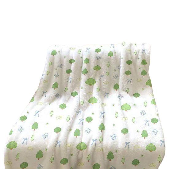 Four Leaf Clover Blanket, Multi-Purpose Air Conditioner Blanket, Soft Double-Sided Flannel Throw Blanket for Sofa Bed Dorm Office