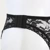 6 Strap Wide Vintage Suspender Belt For Woman Plus Size Black Lace Panel Garter Belt Stockings Lenceria ,Bridal Lingerie