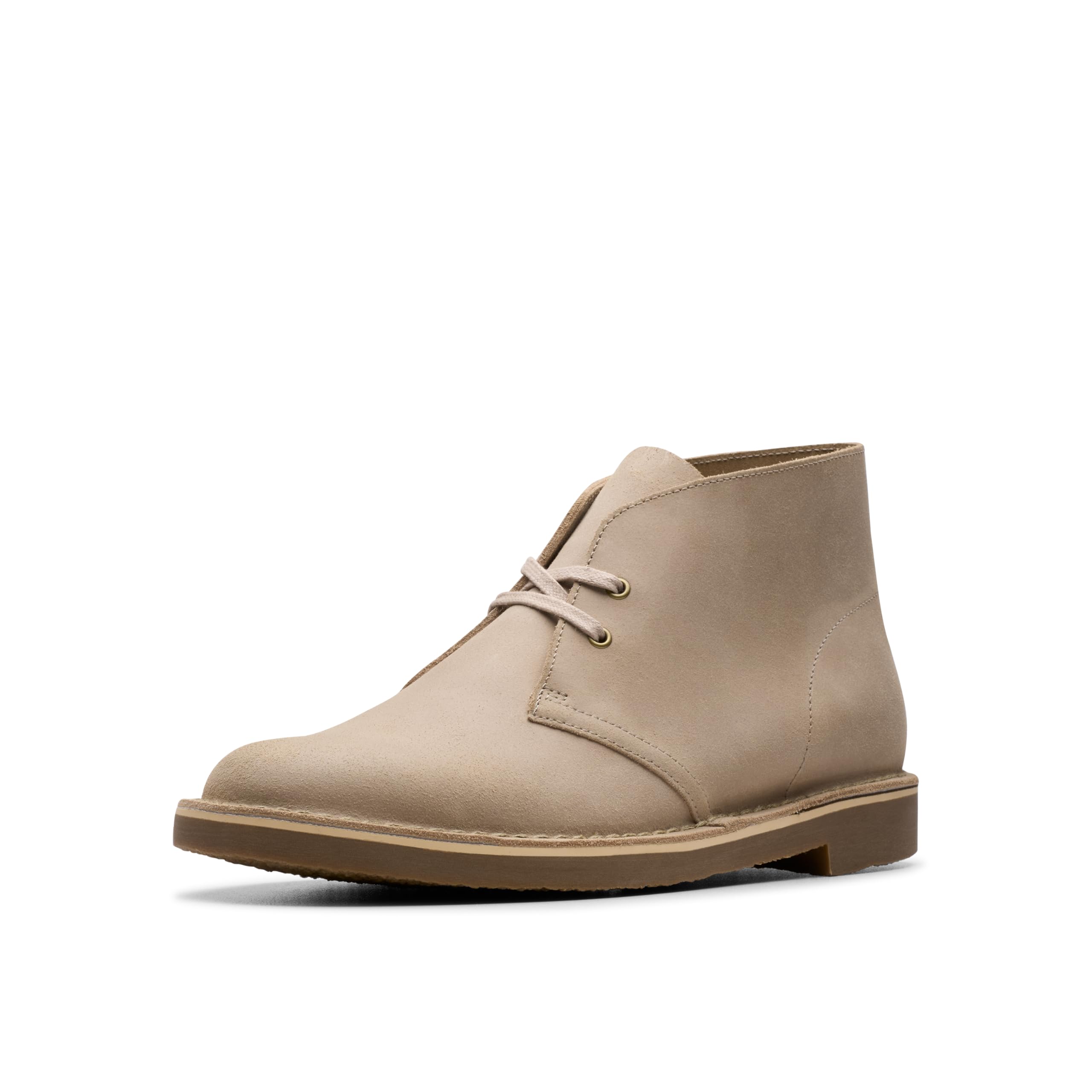 

Clarks Men s Shepton Chukka Boots, Taupe Distressed, Size 26.0 cm
