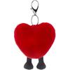 JELLYCAT Valentine's Day Collection Love Bag Charm Doll Plush Pendant 8cm Height