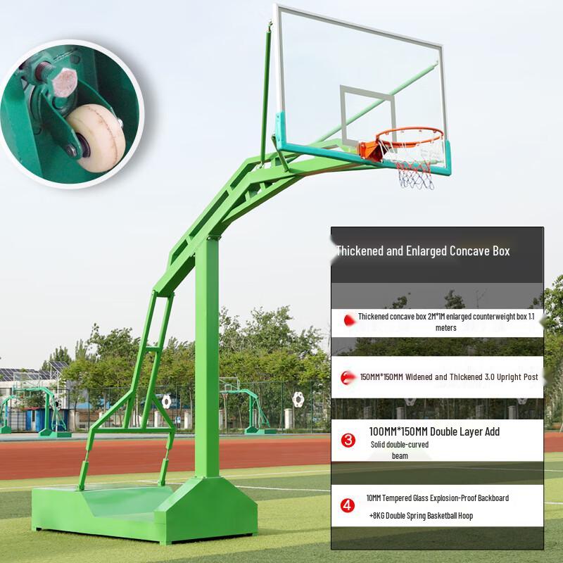 Jinxun Outdoor Portable Competition Basketball Hoop