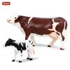 Realistic Farm Animal Model Set: Dairy Cow, Simmental Bull, Yellow Cattle, Fighting Bull, Water Buffalo, Yak