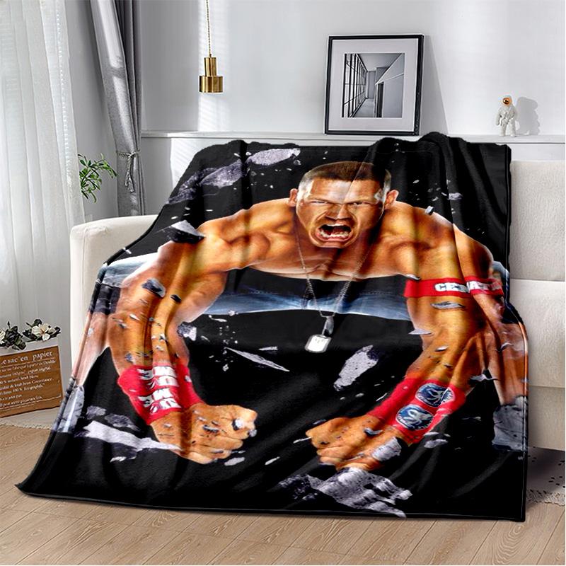 Wrestling entertainment John Felix Anthony Cena blanket Soft and warm flannel throw blanket Picnic blankets for beds Decoration