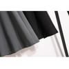 Women Summer Plus Size High Waist Skirts Vintage Elastic Pleated Elegant Long Skirts 5XL