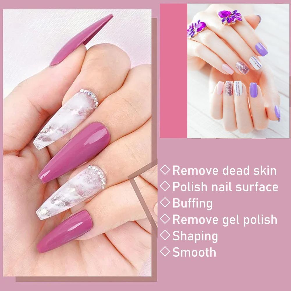 

10PCS Beginner Friendly Cuticle Remover Bit Gentle Grinding Nail Grinding Head Professional Salon