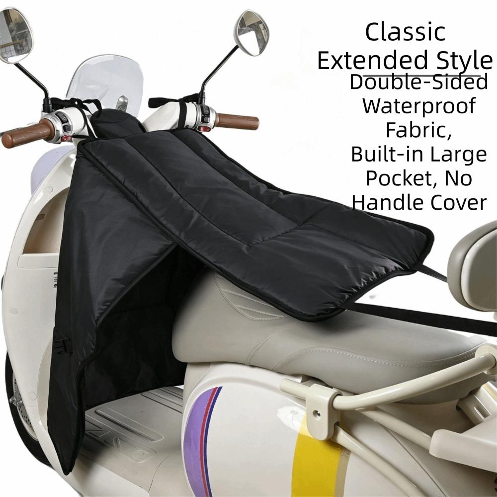 Double-sided Waterproof Motorcycle Windscreen Cover Waterproof Leg Warmer Autumn and Winter