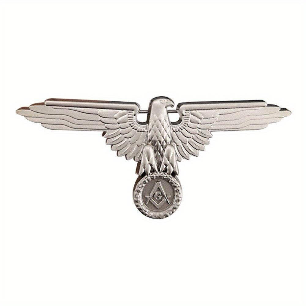 1 Stück Vintage Adler Tier Brosche Metall Vogel Abzeichen Kragen Anstecker Anzug Hemd Revers Anstecker Schmuck für Männer Zubehör Geschenke