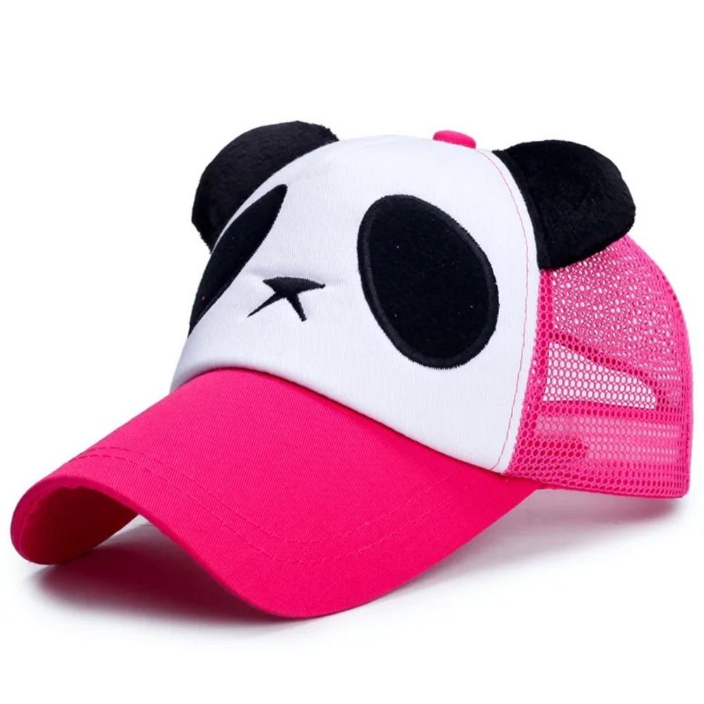 Mesh Panda Baseball Cap Breathable Hollow Mesh Cap Fashion Sports Net Hat  Sports