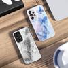 Gradient colored butterfly For Samsung Galaxy S10 4G S20 11E 30 S21 22 S24 Fe Pro S23 S25 Ultra 5G S9 Tempered Glass Phone Case