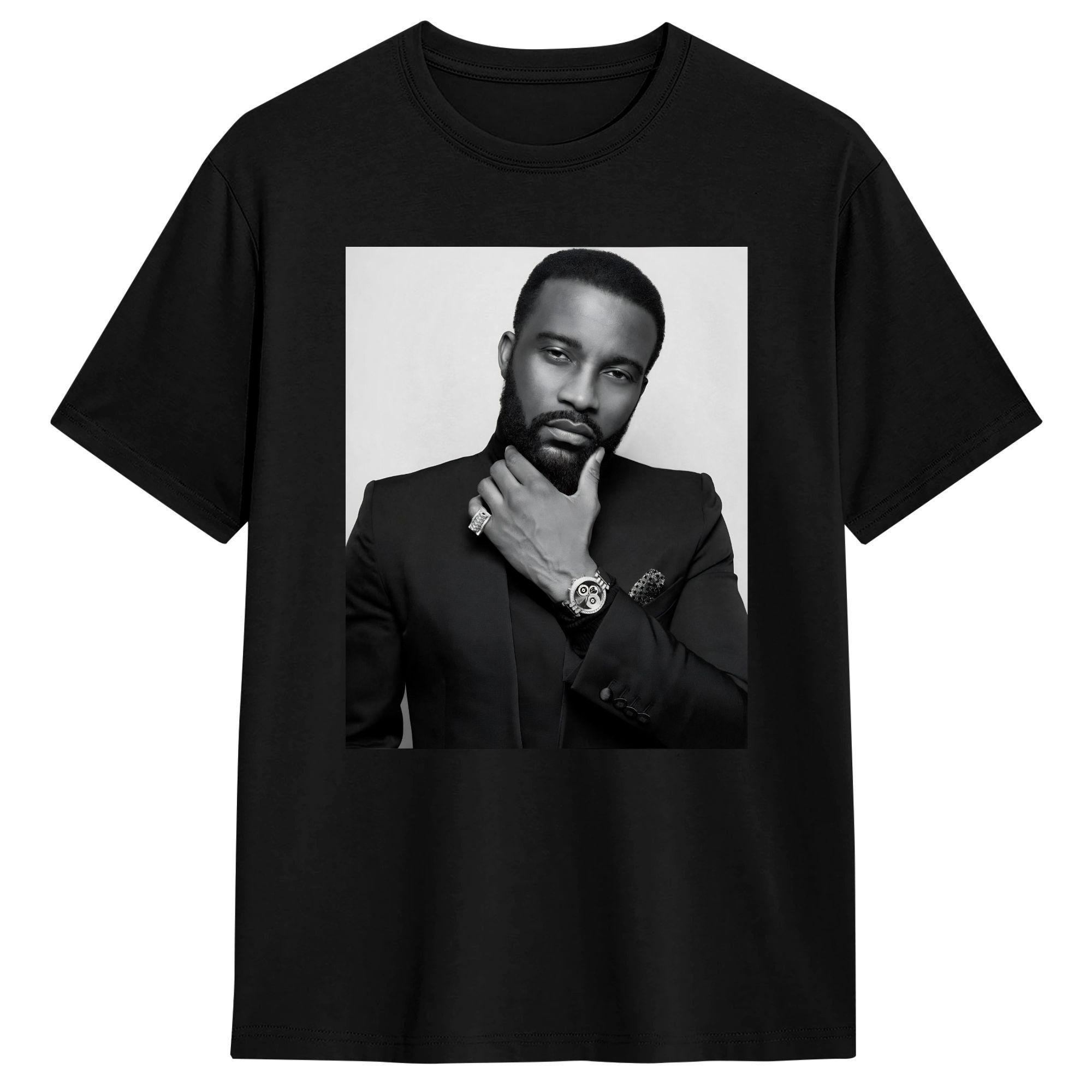 

Men s T-Shirts Fally Ipupa Musician Novelty Pure Cotton Tees Short Sleeve T Shirt O Neck Tops Gift Idea 5XL різнокольоровий