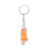 Funny Pvc Cat Keychain Toilet Shape Design Color Options For Cat Lovers Bag Car Key Decor
