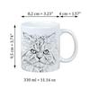 Persian - cup with a cat, cute cup with graphics, a gift with your photo from the Art-Dog brand