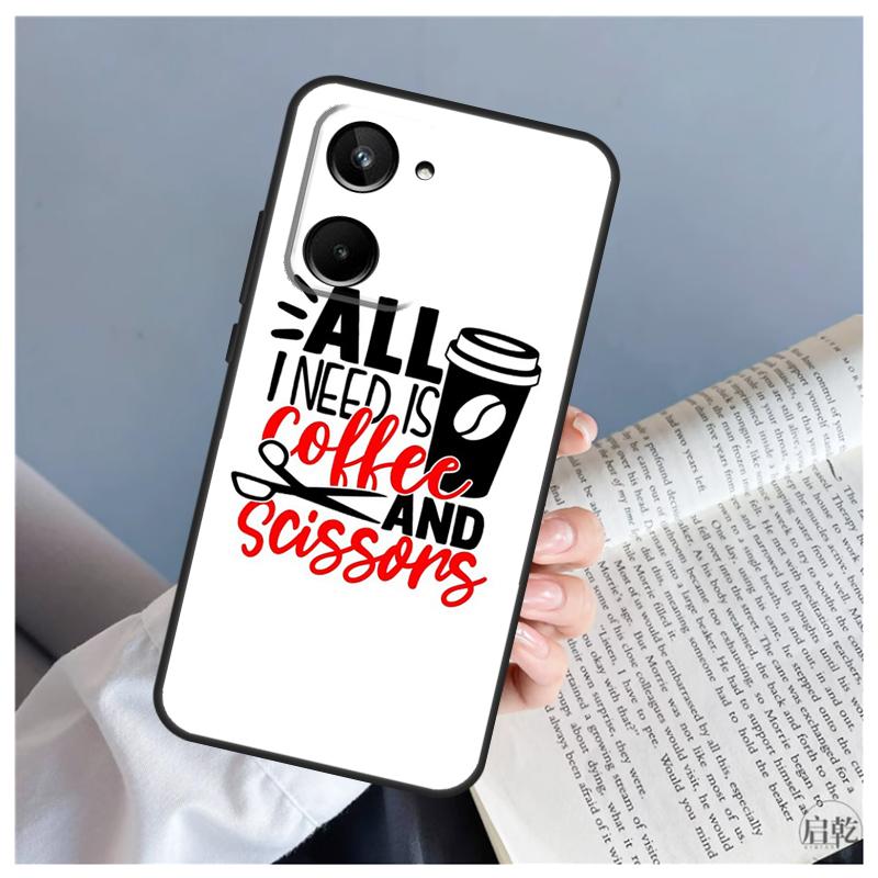 Hair Stylist Hairdresser For Realme 15 10 11 13 12 14 Pro Plus C65 C67 C71 C63 C61 C55 C51 C53 C75 GT6 GT7 Pro Case