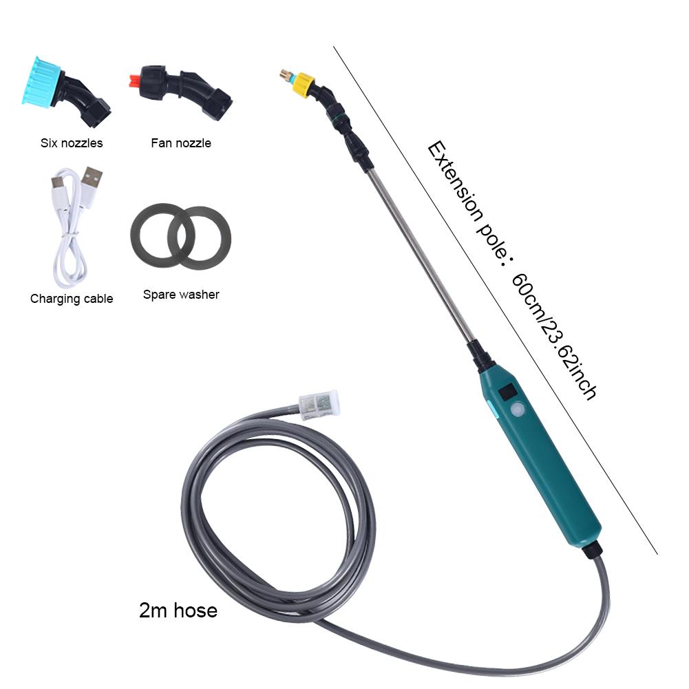 Shoulder Style Electric Sprayer 5L Watering Can With Spray Gun Automatic Garden Plant Mister USB Rechargeable Irrigation Tool