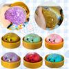 Heiß Niedlich 1-12 Stück Glitzer Knödel Glitzer Knödel Squishy mit Box Knödel Sensorisches Quetschspielzeug zur Stressbewältigung