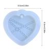 Keychain Silicone Mold Chain Heart Silicone Mold for Car Pendant Home Decor Crystal Epoxy Resin Mold Jewelry Making Mold