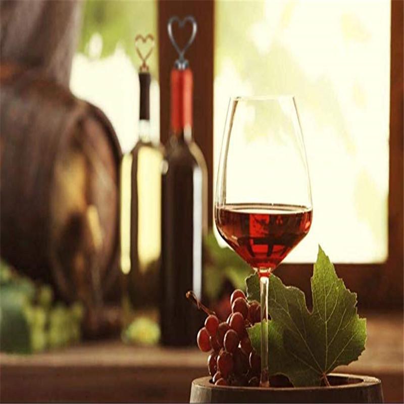 Decorative Heart Shape Wine Bottle Stopper Zinc Alloy Friendly Reusable Plug Keep Wine Fresh For Sweetheart Favors Wedding Gift