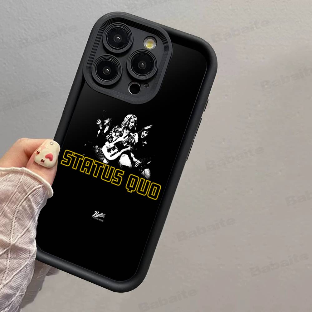 S-STATUS QUO Handyhülle Für IPhone 17 16 15 13 11 12 14 Pro Max Plus Silikon Hülle Schale