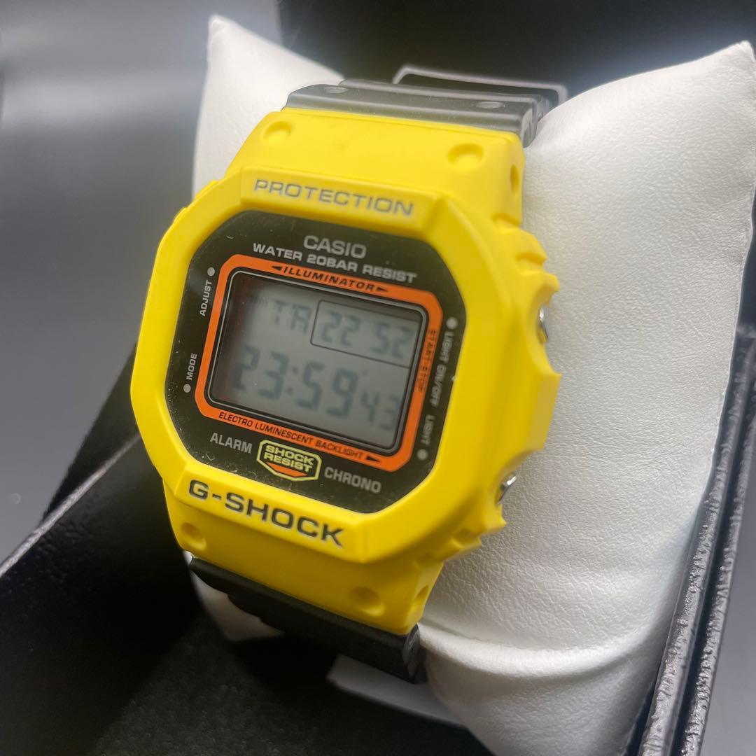 [Extremely good condition] G-SHOCK DW-5600P-9JF Yellow Sold out model With box