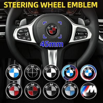 45MM Odznak na volant auta Emblém Nálepka Auto Styling Pro 1 3 5 7 Série M Performance M3 M5 F01 F20 F10 F13 F16 F34 E84