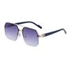 JYL TS Women's Semi-Rimless - UV-Protective Fashion Sun Sunglasses XS-2307