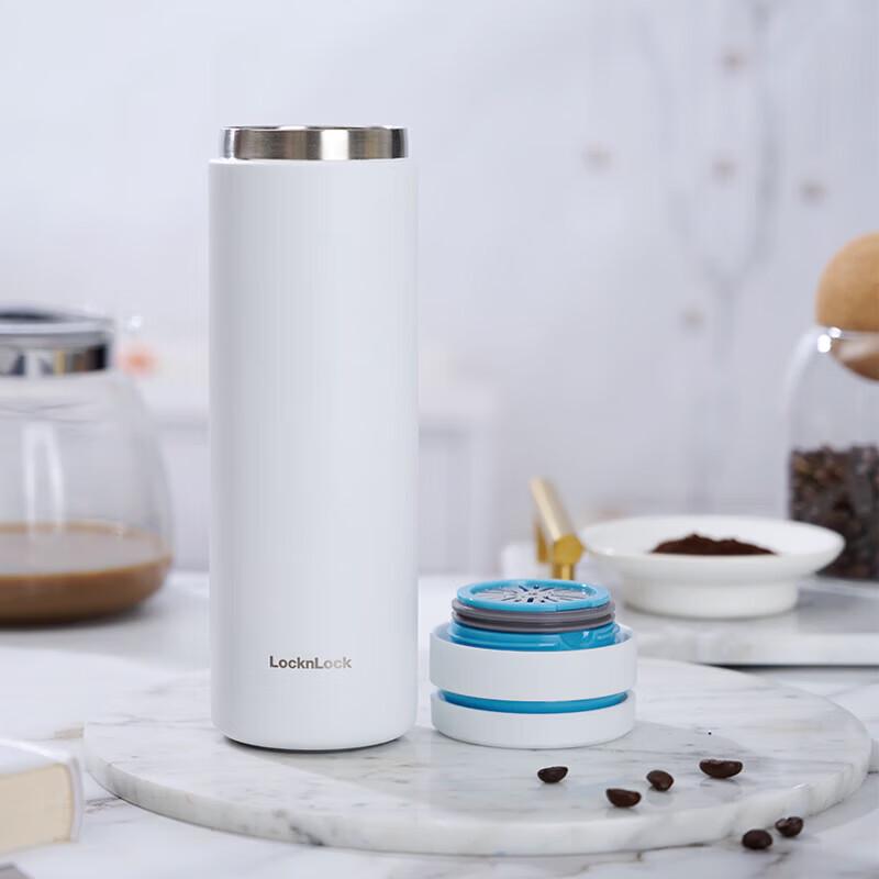 Lock & Lock One-Touch Insulated Mug with Tea Filter
