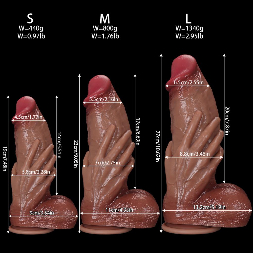 Super Size Silicone Anal Plug Dildo Masturbator Sex Toy Huge Fisting BDSM Femdom Strap on Penis Big Dick