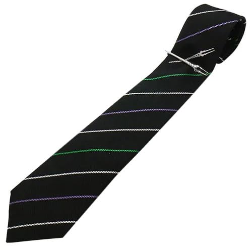 Evangelion x SWANK Spear of Longinus Silver Tie Clip and Necktie Set (eva-2021-tie02)