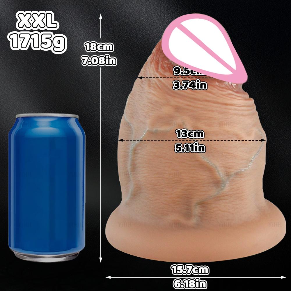 Thick Anal Plug Thick Penis Butt Plug Dildos Silicone Big Suction Cup Vagina Anal Dilator Masturbators Sex Toys For Women Men