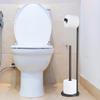 Large Capacity Toilet Paper Holder,proof Toilet Paper Holder With Slip Stable Base, Black Toilet Paper Holder, Used In The Bathroom
