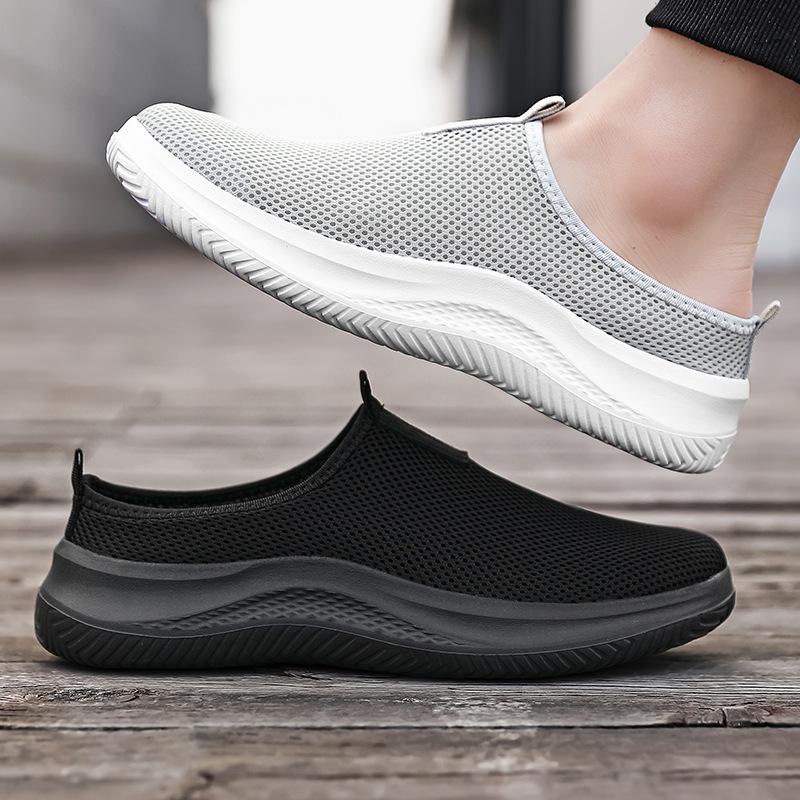 Summer lightweight sports shoes men's fashion running shoes 48 large size mesh shoes mesh breathable casual shoes men's shoes