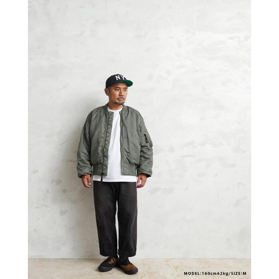 WAIPER US Military First Model Flight Model Inc. MA-1 Jacket, MIL-J-8279 [23WP22] (XXL, NAVY)