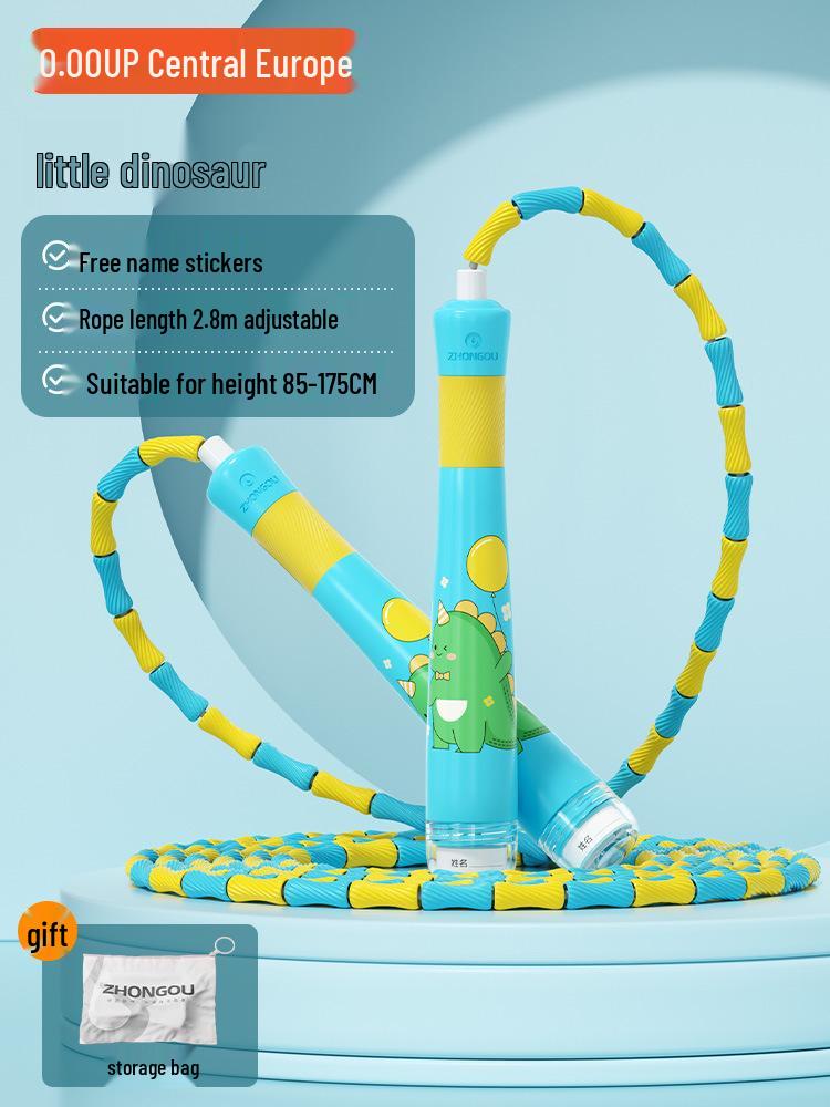 

Бамбуковая детская скакалка - Регулируемая, мягкая, идеально подходит для начинающих и детского сада