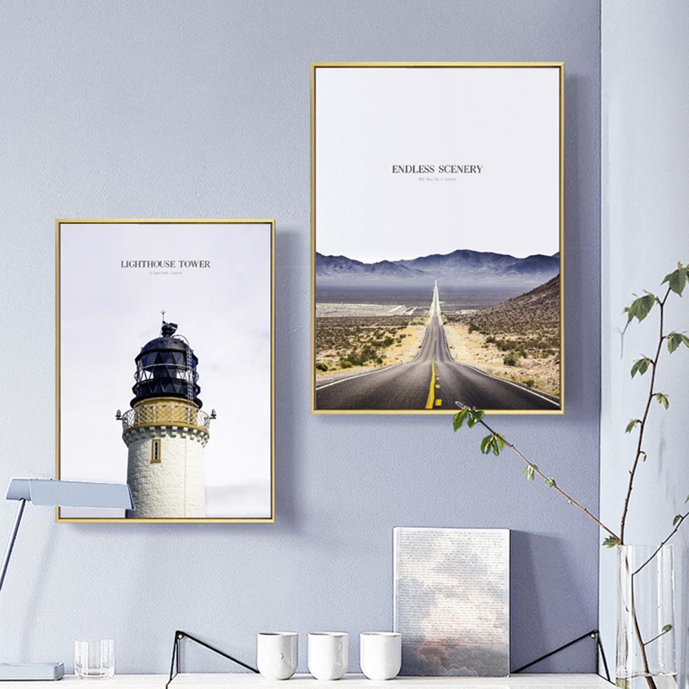 Nordic Narional Monument Dream Big Endless Scenery Landscape Wall Canvas Posters Painting Prints For Living Room Home Decor