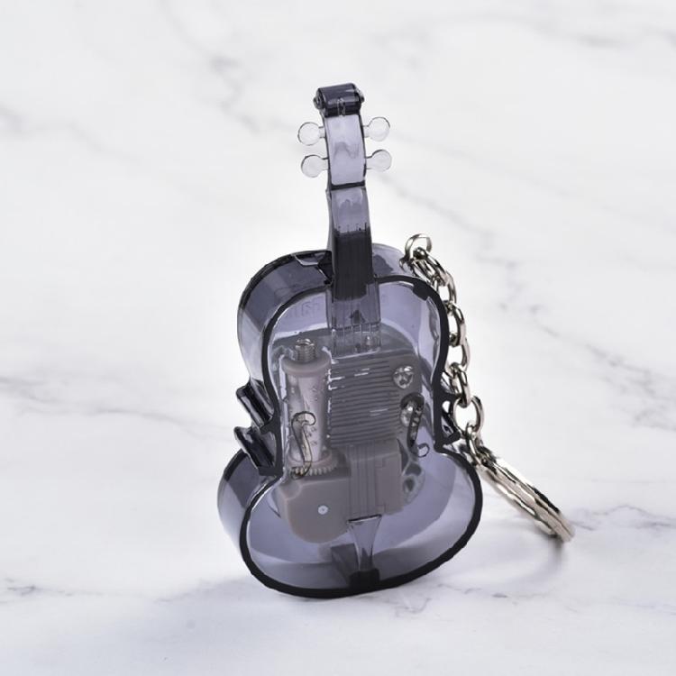 Elegant Small Violin Music Box Keychain Elegant Key Ornament Suitable for Art Lovers and Stylish Home Decorations