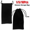 Microfiber Glasses Bags Black Eyeglasses Pouch High Quality Glasses Case