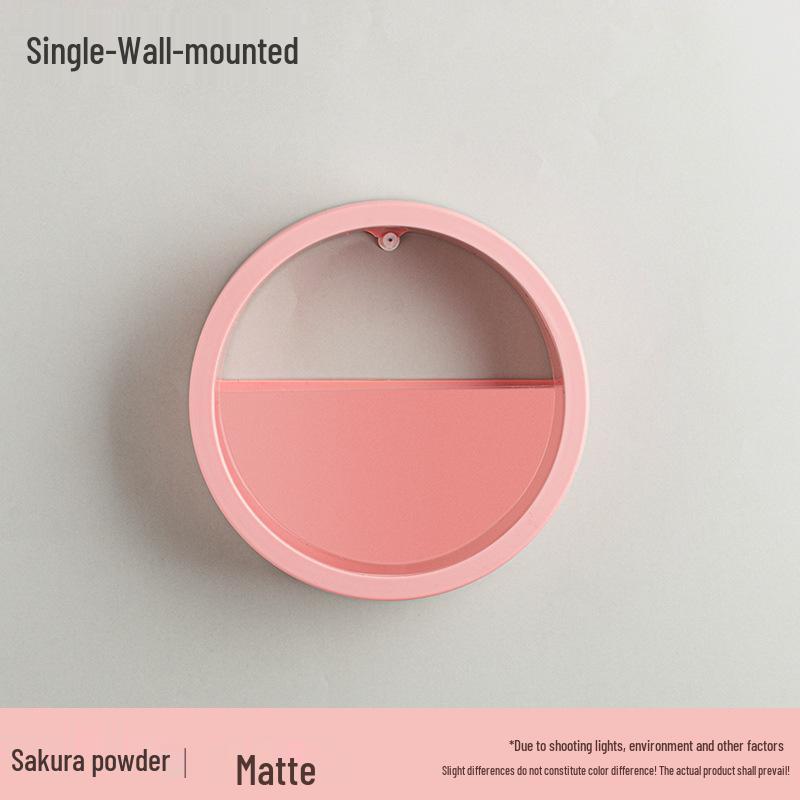 Nordic Wall-Mounted Round Pothos Planter: Creative Green Plant Decor & Fish Tank for Living Room