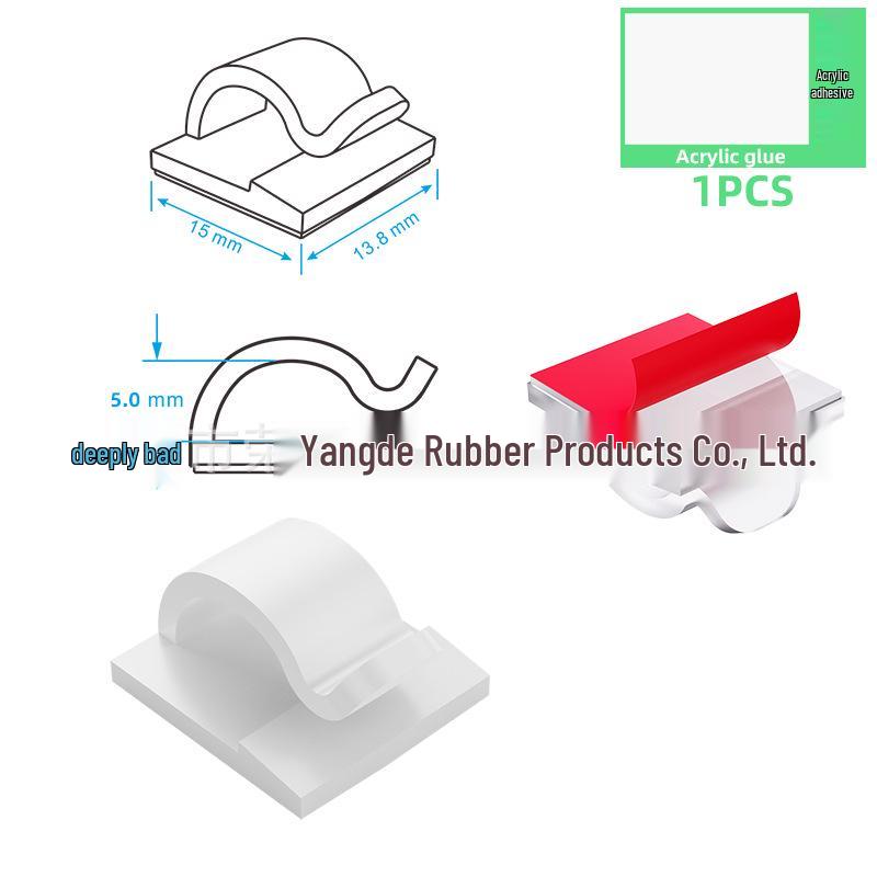Multi-Purpose Cable Organizer: Home, Car, Desktop & Network Clip