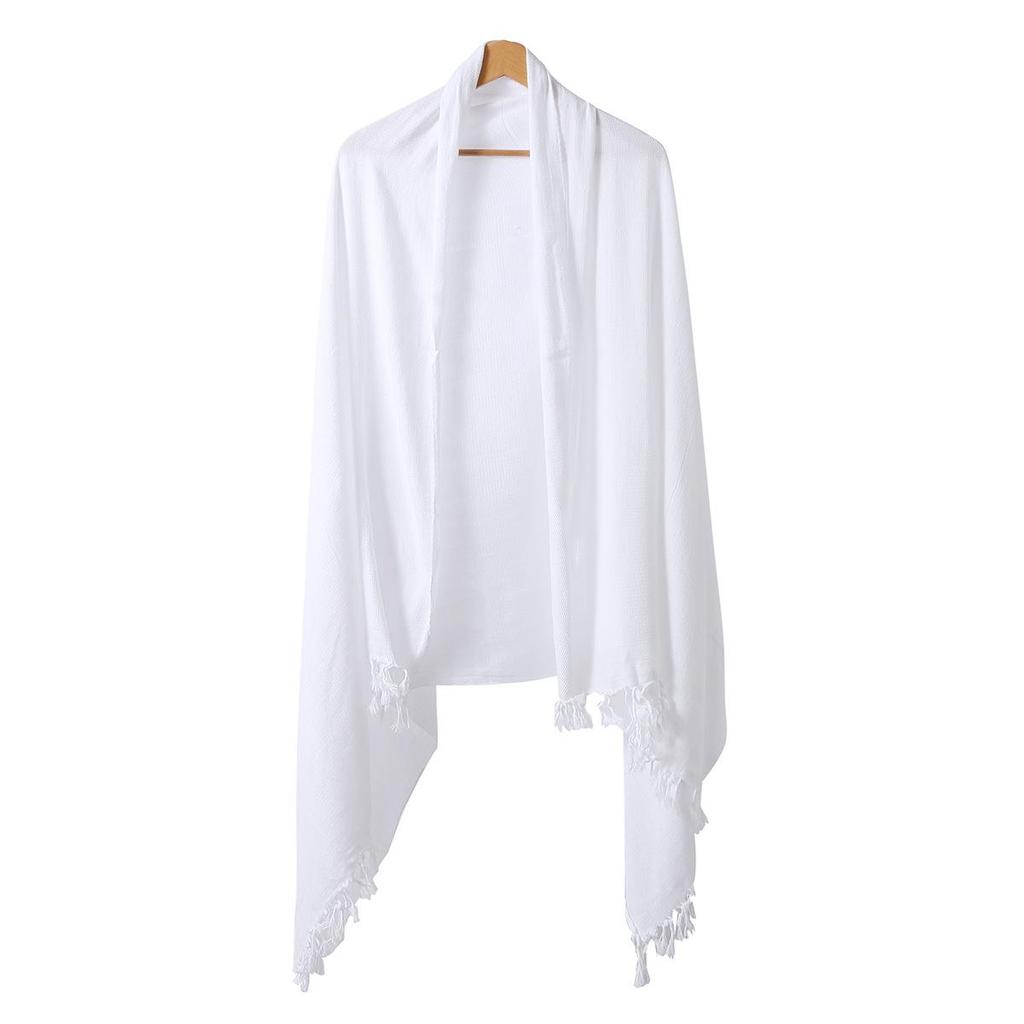 Mecca Ihram Hajj Men's Garment: Middle Eastern Solid Color Two-Piece Set