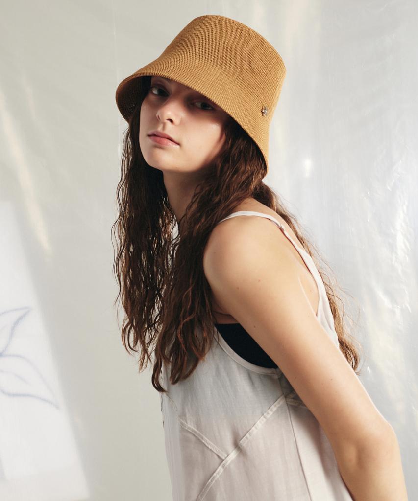 Elkebeullum Venice Brown Bucket Hat