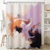 Abstract Bathroom Shower Curtain with Geometric Design Perfect for Modern Decor Styles