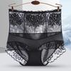 Ultra-thin Panties Women Lace Embroidery Flowers Underwear High Waist Butt Lifter Slimming Tummy Briefs Seamless Underwear