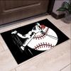 Baseball Printed Carpet,Rug,for Office Chair Living Room Bedroom Kitchen Room Decor Gifts.