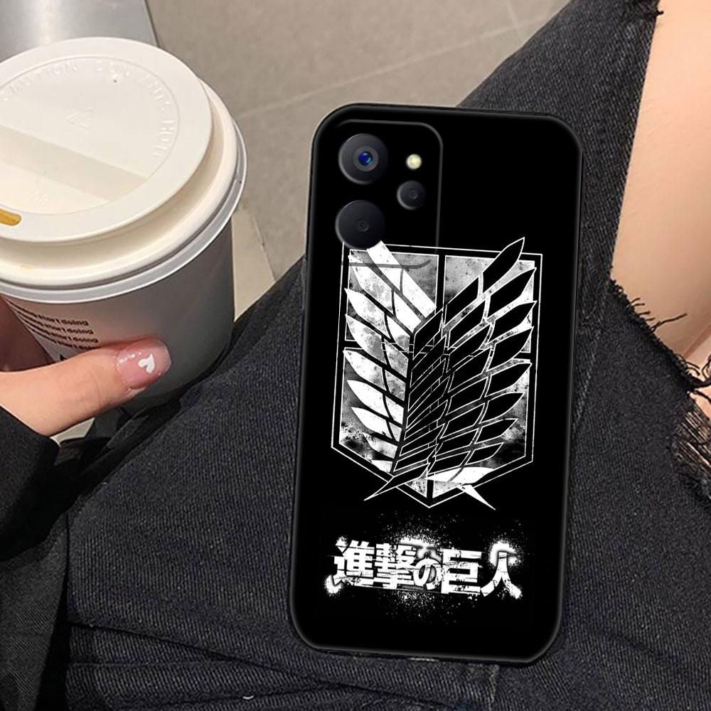 

A-Attack On T-Titan Eren Phone Case For OPPO Realme 5 15 15T 14 13 12 11 10 9 9I 8 8I 7 7I 6 Pro Plus TPU Case Funda Shell Cover REALME115G