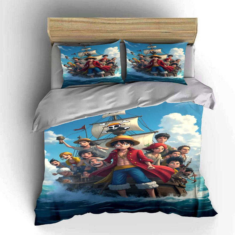 Crew on pirate ship. Bedding sets Duvet cover sets Duvet covers Pillowcases(1 * Duvet Cover 2 * Pillowcases without duvet insert)