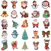 10/30/50pcs Kawaii Cartoon Christmas Stickers Santa Claus Graffiti Sticker Waterproof DIY Suitcase Guitar Phone Cute Decals Toy
